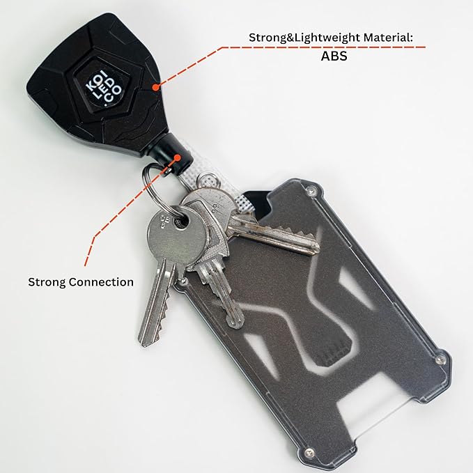 Retractable Keychain with Belt Clip